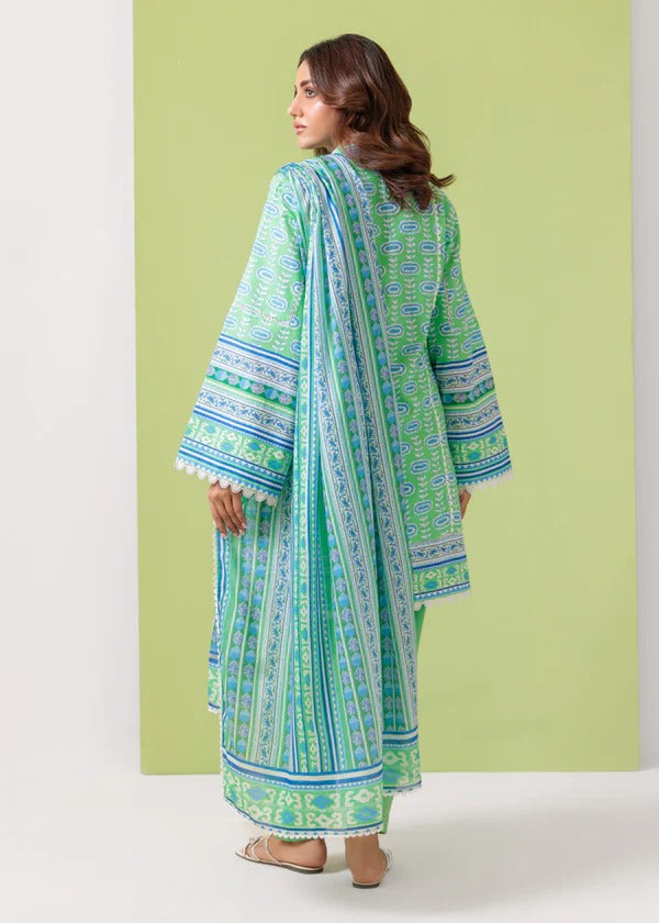 Bonanza Satrangi-3PC-Unstitch Lawn (Light green)