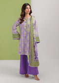 Bonanza Satrangi-3PC-Unstitch Lawn (Purple)