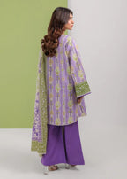 Bonanza Satrangi-3PC-Unstitch Lawn (Purple)
