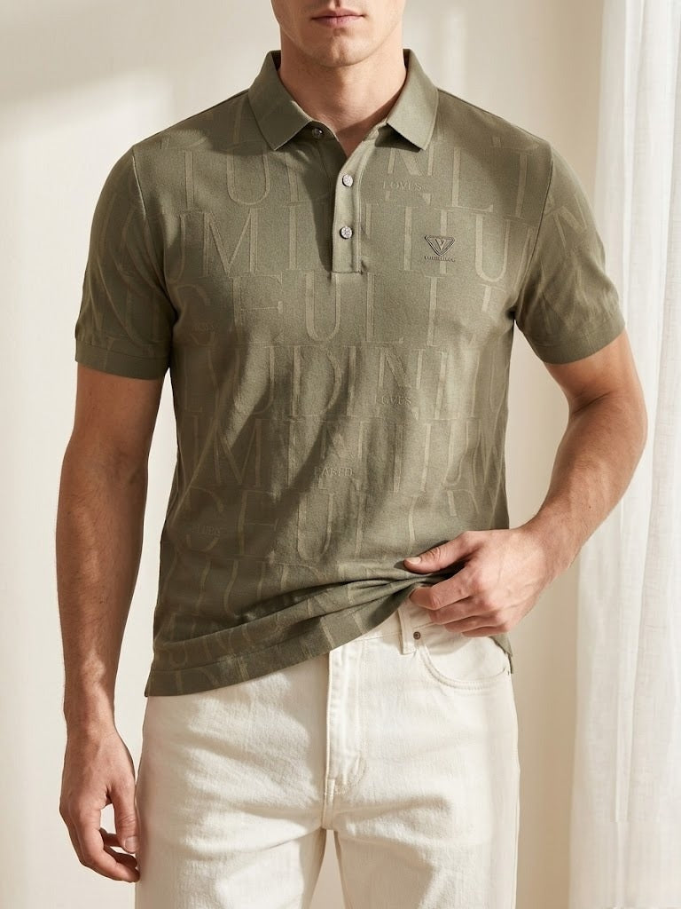 Polo Gwon Imported Shirt-(Dusty Gray)