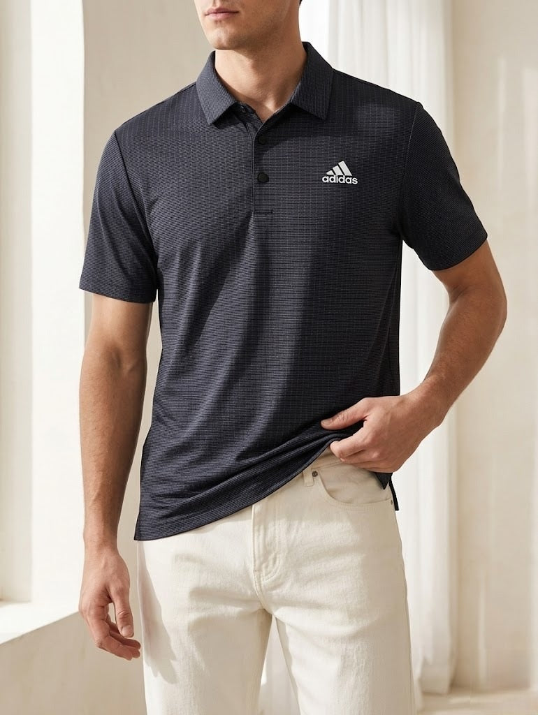 Imported Polo Adidas Shirt (Black)