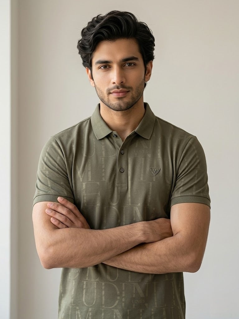 Polo Gwon Imported Shirt-(Dusty Gray)