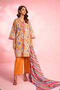 Alkaram Unstitched 3-Piece | Orange