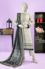 MTJ-3PC-Unstitch Printed Lawn (Pesta)