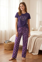Night Wear Track Suits-Purpal