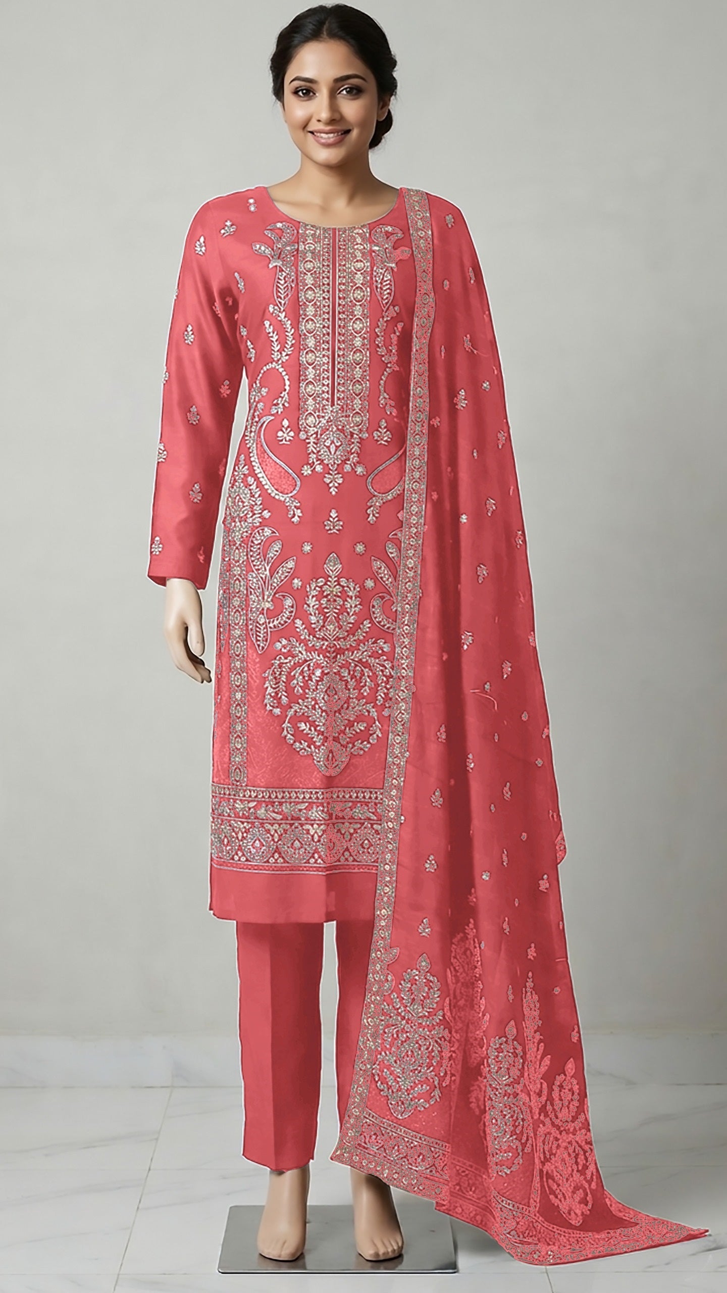 Badshah by Breeza Fashion – Embroidered 3PC Unstitched Lawn Suit
