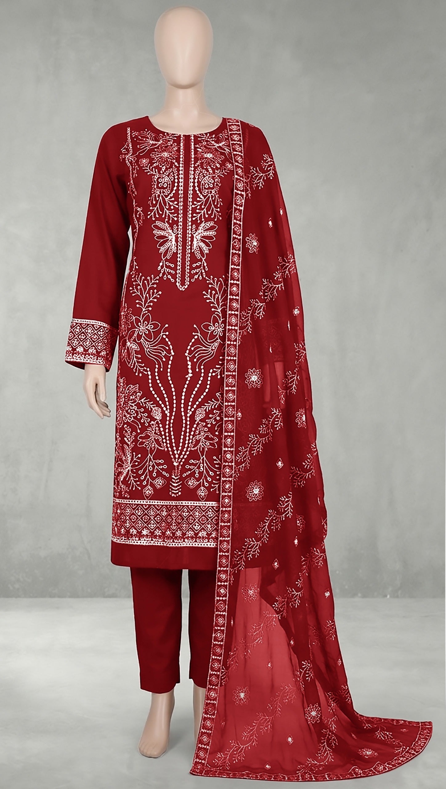 Sana by Breeza Fashion – Embroidered 3PC Unstitched Lawn Suit