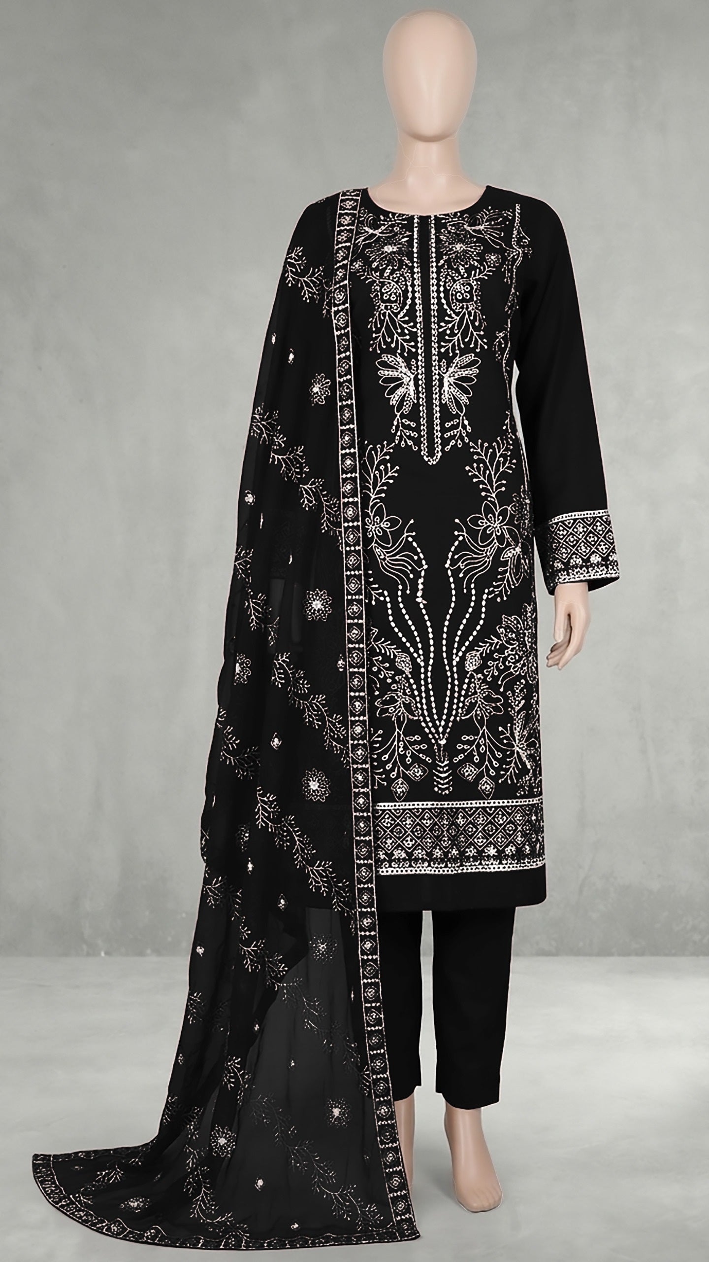 Sana by Breeza Fashion – Embroidered 3PC Unstitched Lawn Suit
