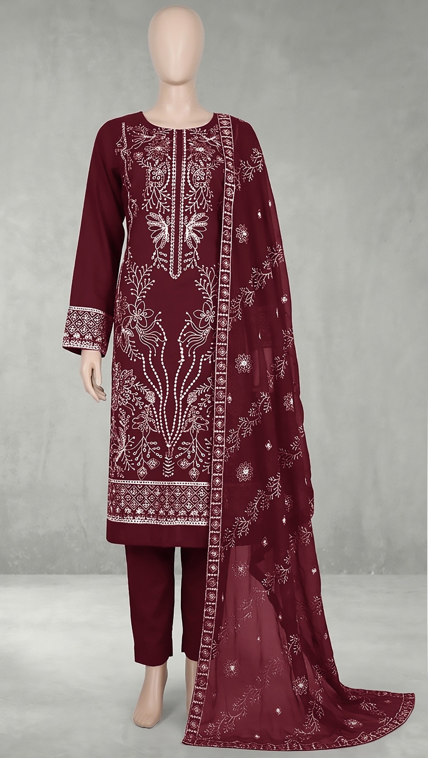 Sana by Breeza Fashion – Embroidered 3PC Unstitched Lawn Suit