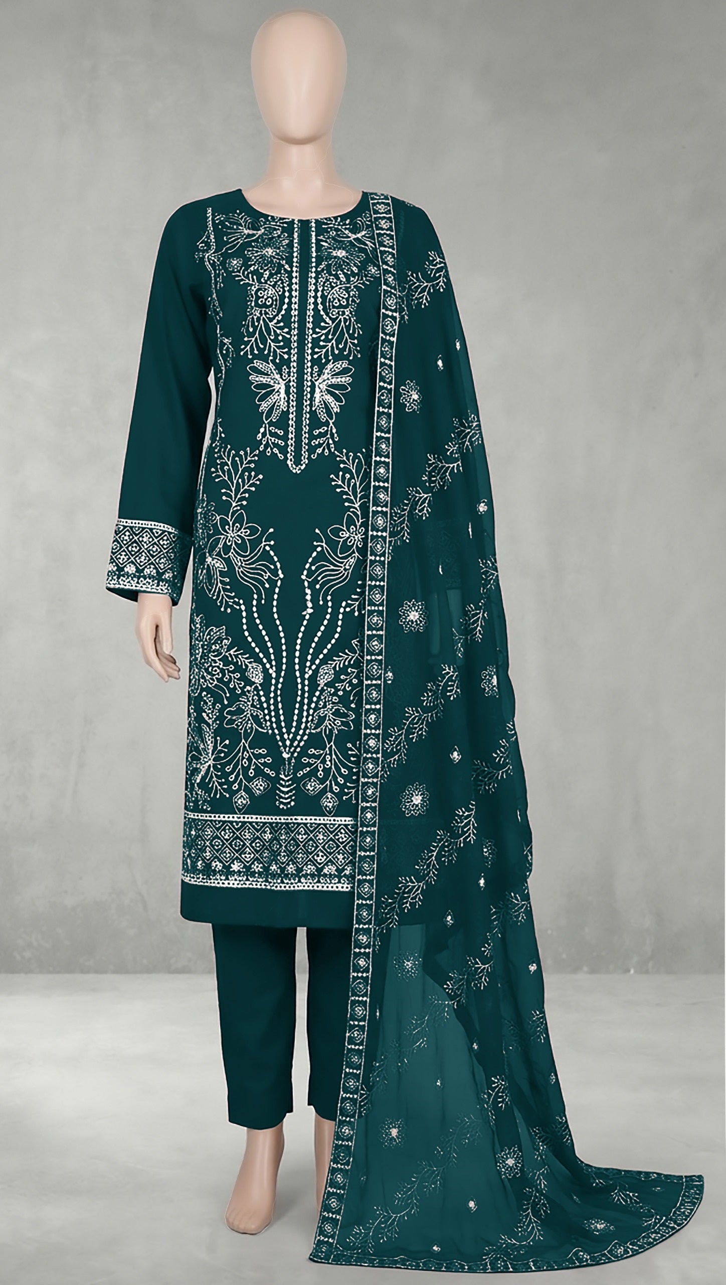 Sana by Breeza Fashion – Embroidered 3PC Unstitched Lawn Suit