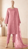 Sameena by Breeza Fashion – Embroidered 3PC Unstitched Lawn Suit