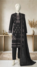 Kinza by Breeza Fashion – Embroidered 3PC Unstitched Lawn Suit-Vol-2