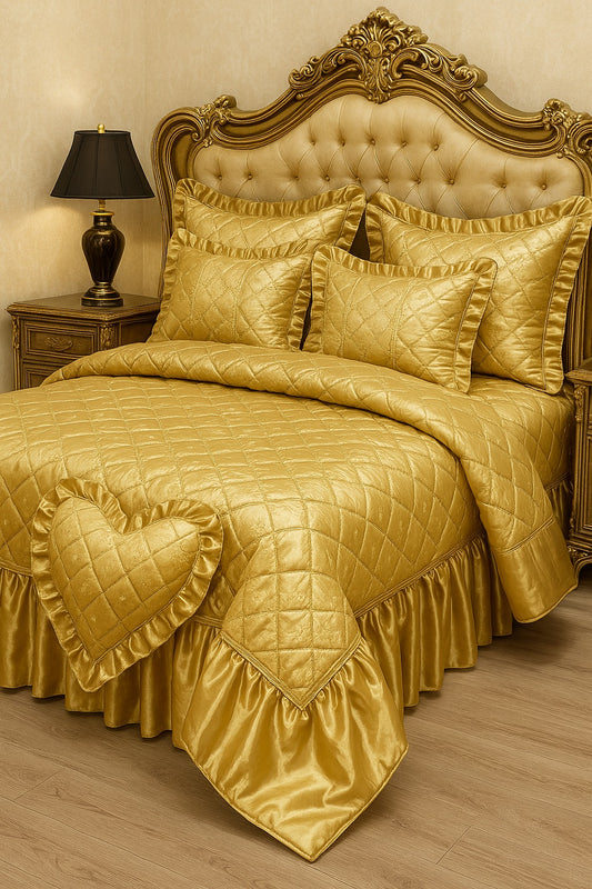 Bridal embroidered bedding set (9pcs set)