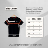 Airness RoundNeck Red & White Stripe T-Shirt