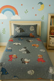 Single Bedsheet with Pillow Cover ( Export Quality )