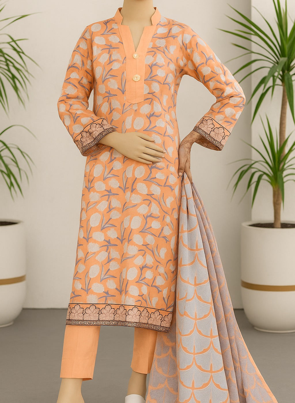Sana Safinaz-Mahay-3 Piece 25' Unstitched Suit