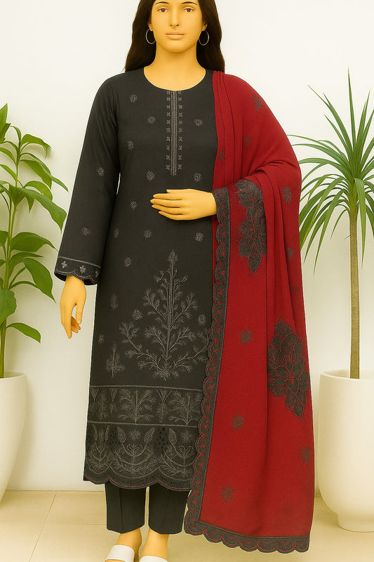 Rang e Haya - Unstitched 3-Piece Heavy Embroidered Lawn VOL-45