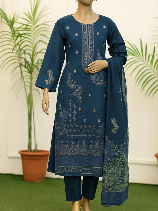 Bin Suhaib – Unstitched 3PC Embroidery