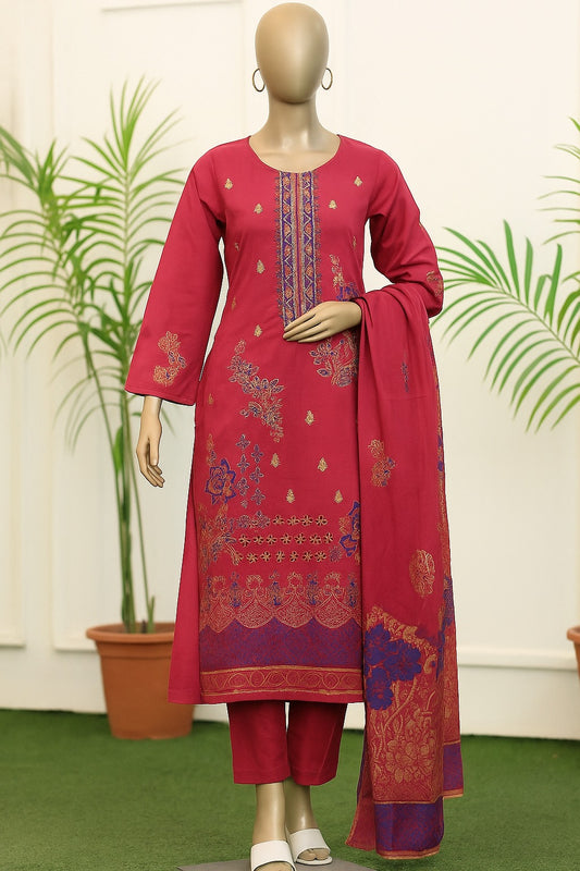 Bin Suhaib – Unstitched 3PC Embroidery