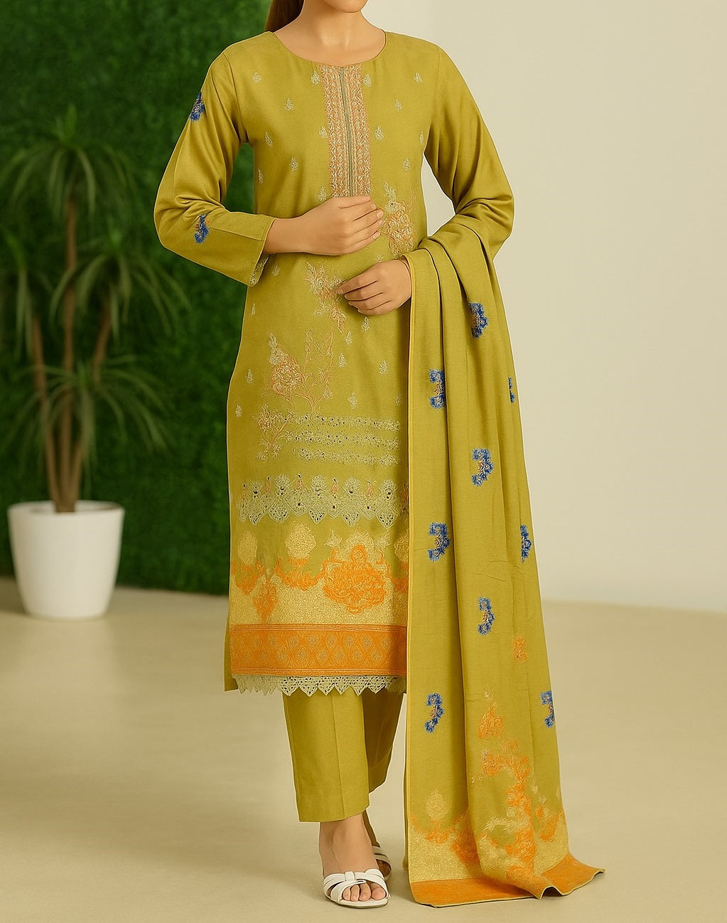 Bin Suhaib – Unstitched 3PC Embroidery
