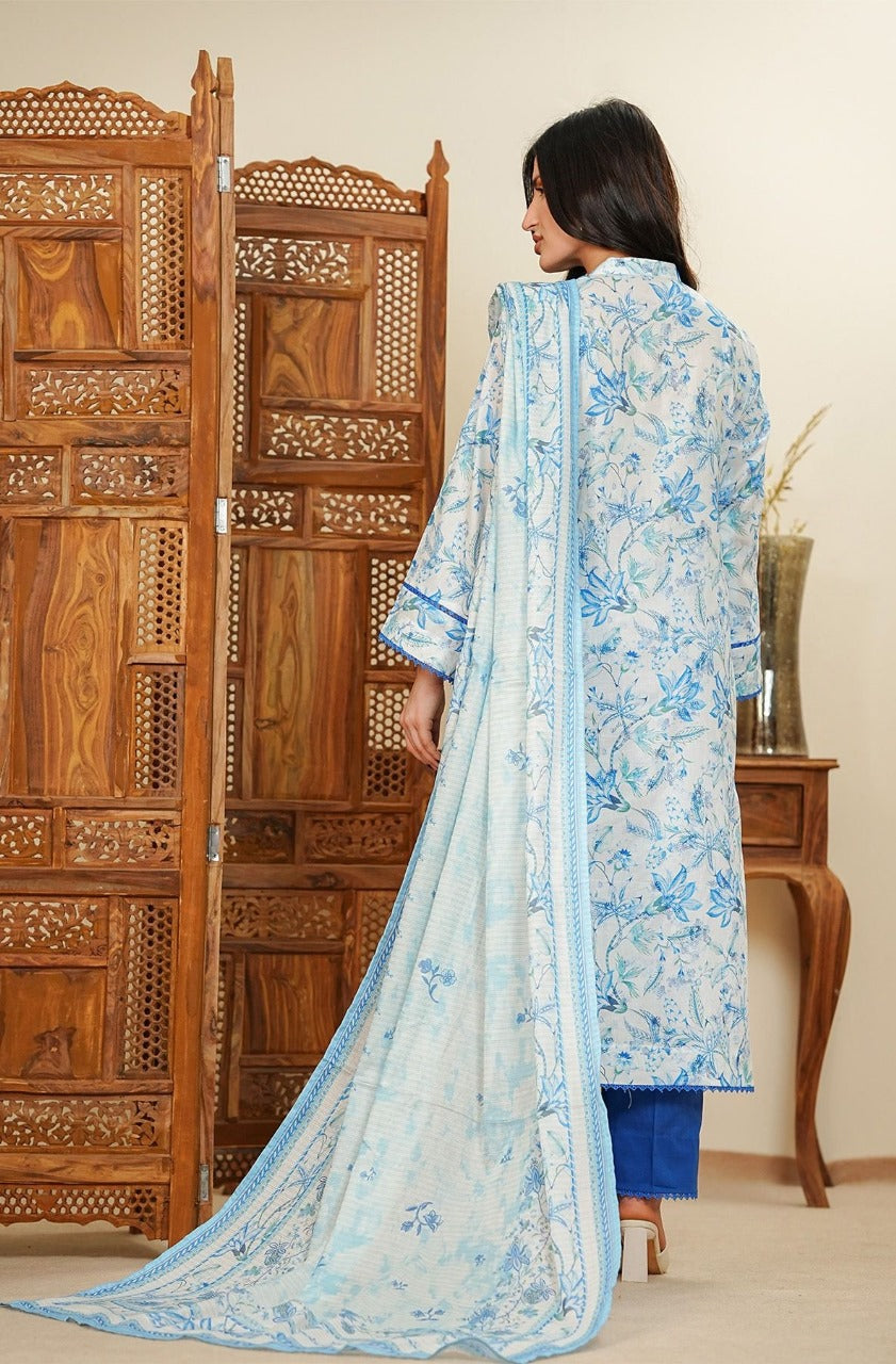 Nikhar by Meerab - Spring Summer 3-Piece Unstitched Lawn Suit