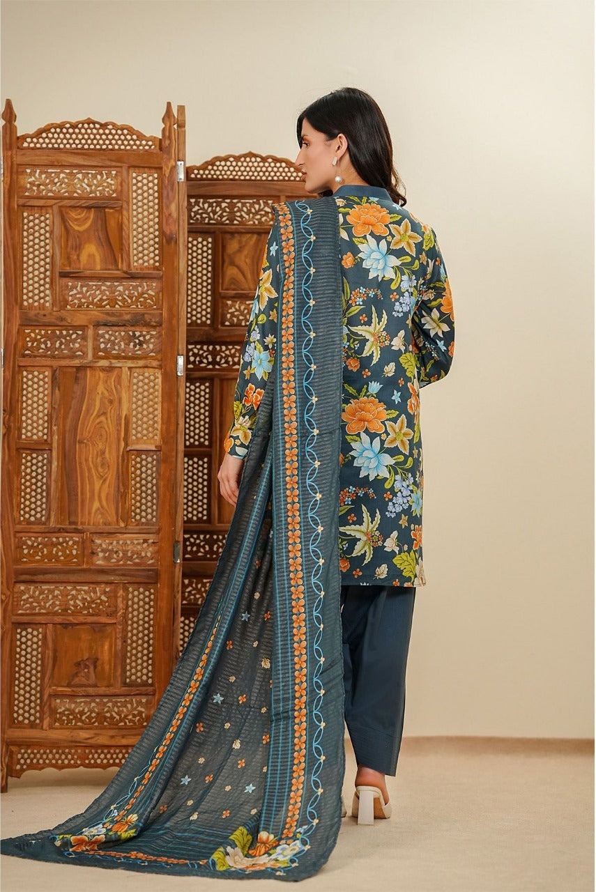 Nikhar by Meerab - Spring Summer 3-Piece Unstitched Lawn Suit