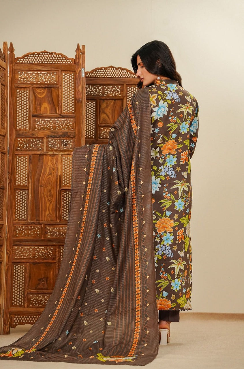 Nikhar by Meerab - Spring Summer 3-Piece Unstitched Lawn Suit