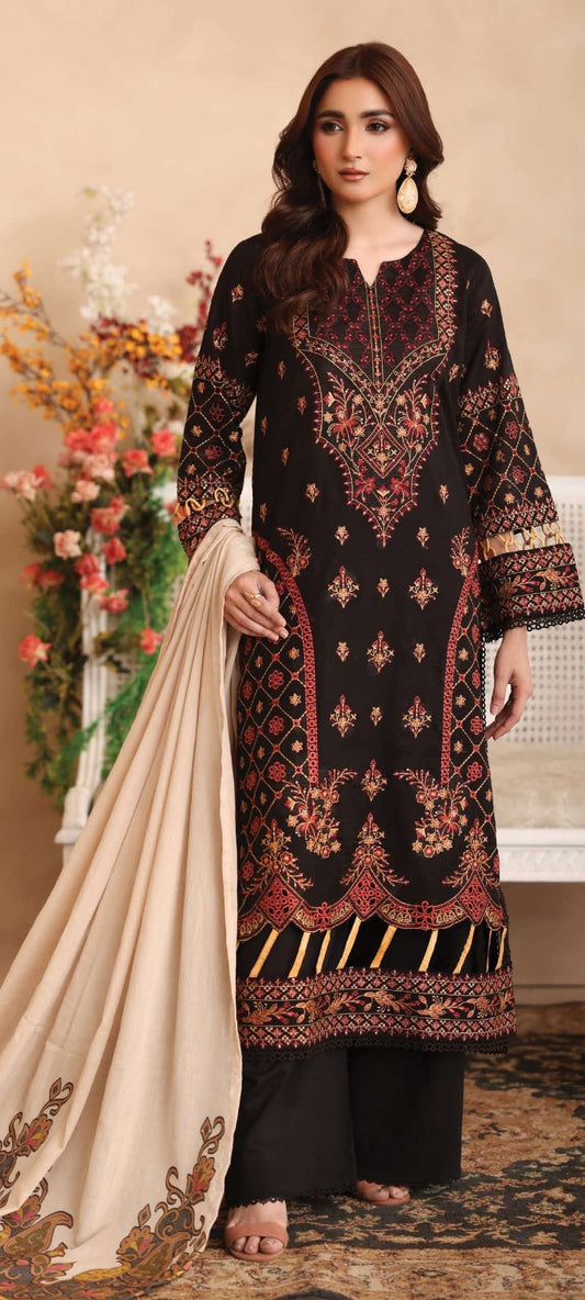 Sabeen by Johra – 3 Piece Unstitched Suit