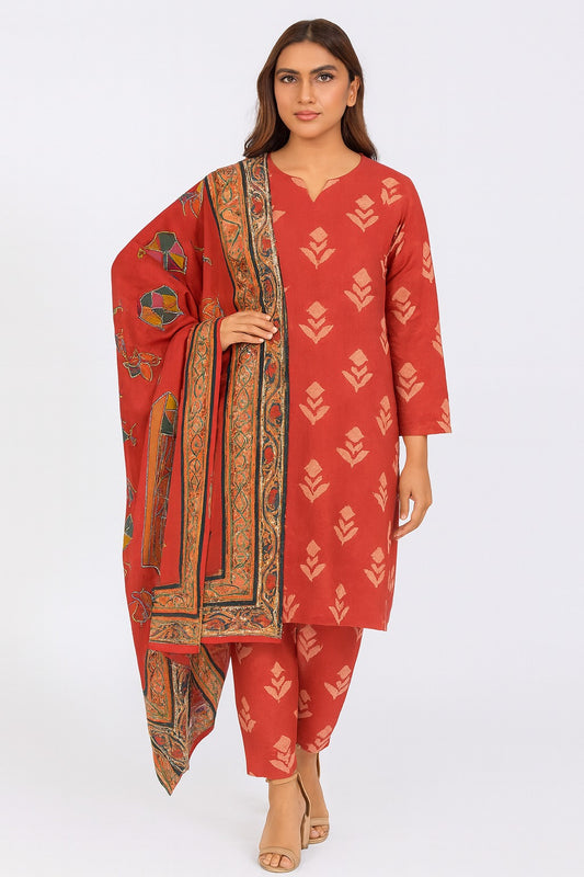 Nishat Doriya Lawn – 3 Piece Stitched