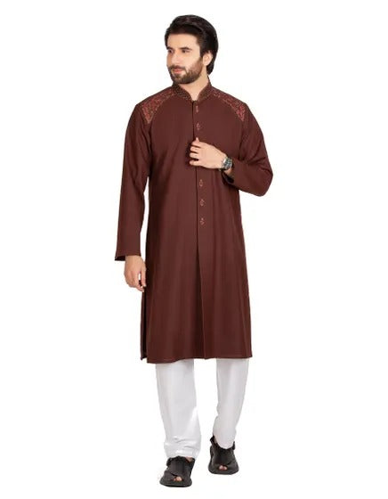 Jamawar Sherwani Kurta BY J.