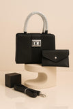 Elegant 3-Piece Handbag Set