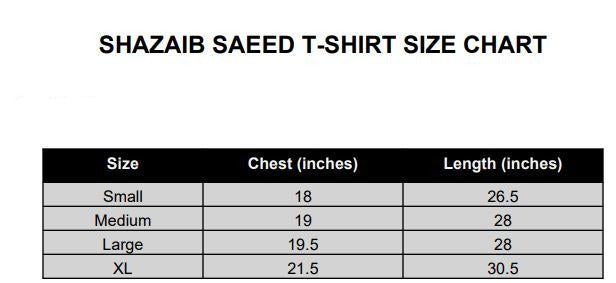 Shazaib Saeed Basic T-shirt