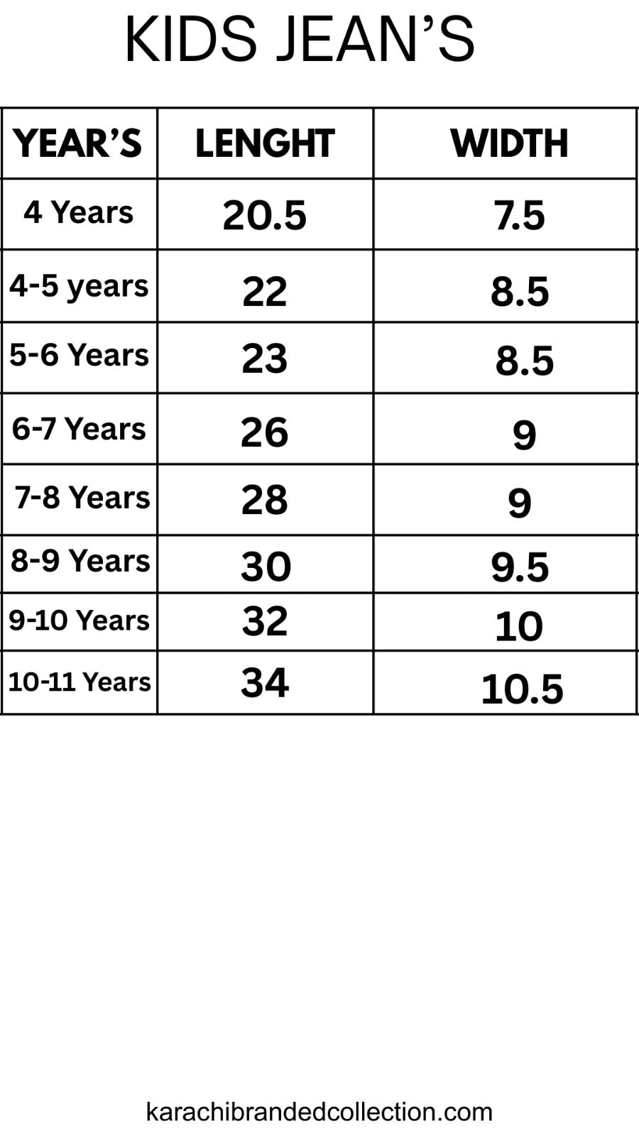 Kids Classic Denim Jeans