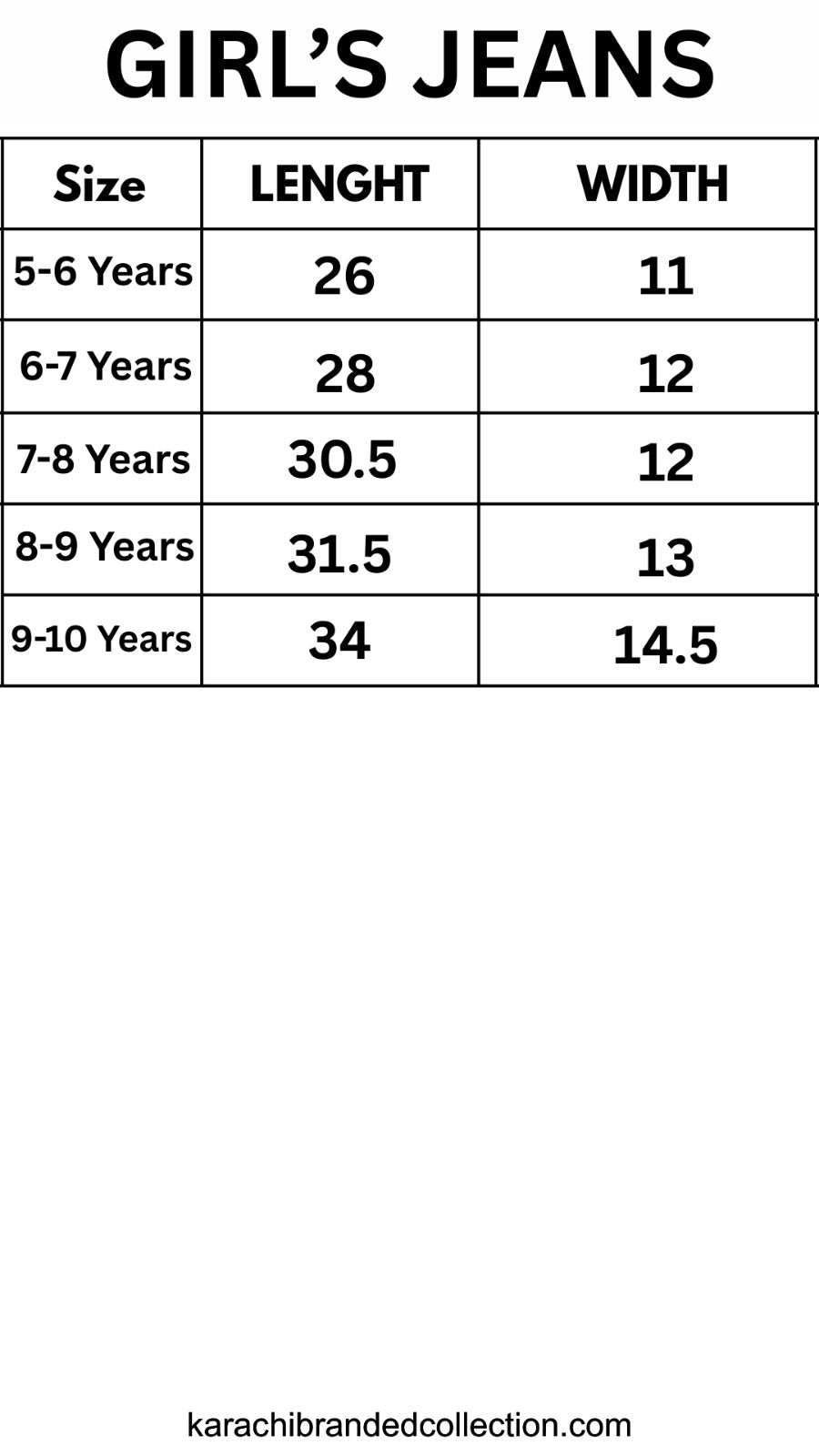 Girls Stylish Flare Jeans