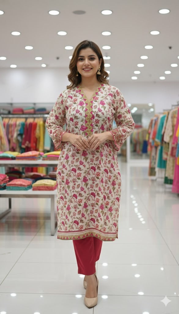 Zellbury Embroidered Shirt & Trouser