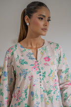 Ego Slide Away – 3PC Unstitched Lawn (Skin)