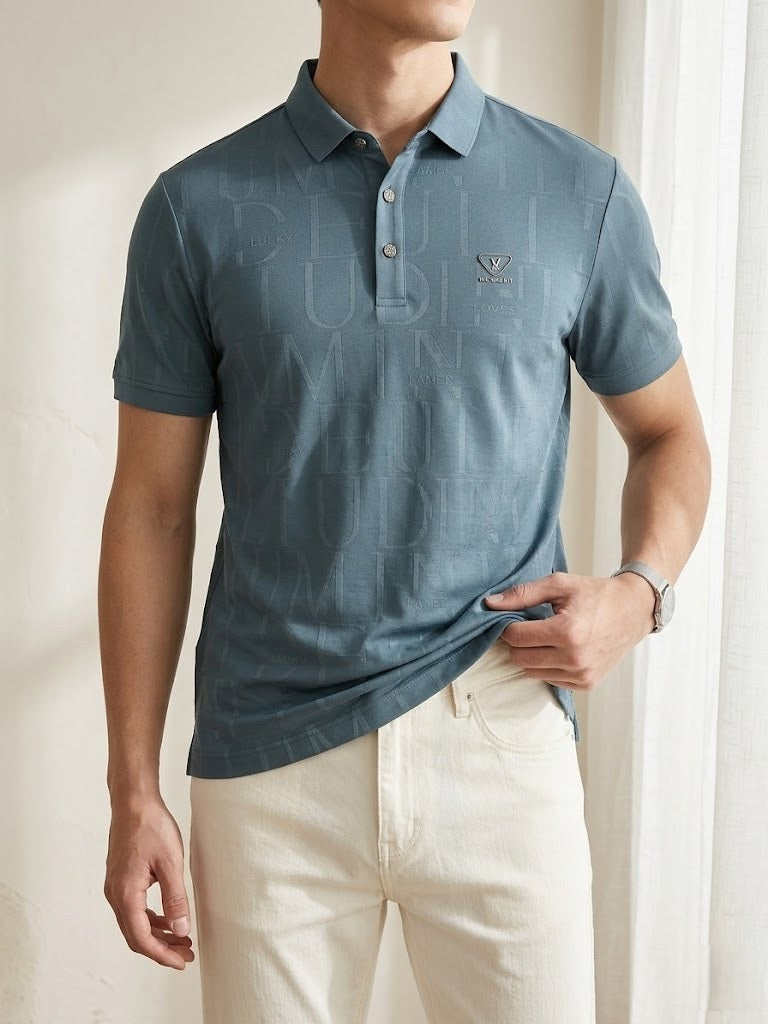 Polo Gwon Imported Shirt-(Light blue)