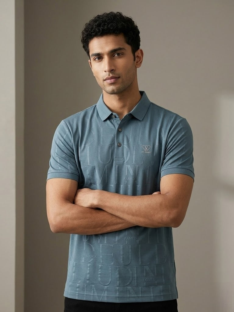 Polo Gwon Imported Shirt-(Light blue)