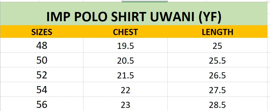 Imported Polo Shirt-Uwani-(light green)