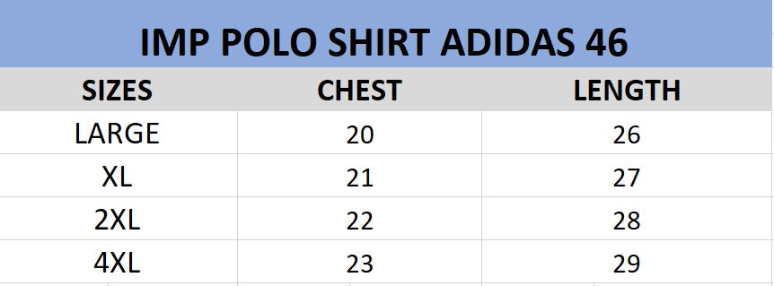 Imported Polo Adidas Shirt (Black)