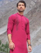 Short Length Semi-Formal Kurta With Embroidery On Both Sides