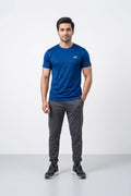 Fashion - Alo Men’s Dry Fit Crew Neck T-Shirt (Blue)