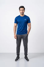 Fashion - Alo Men’s Dry Fit Crew Neck T-Shirt (Blue)