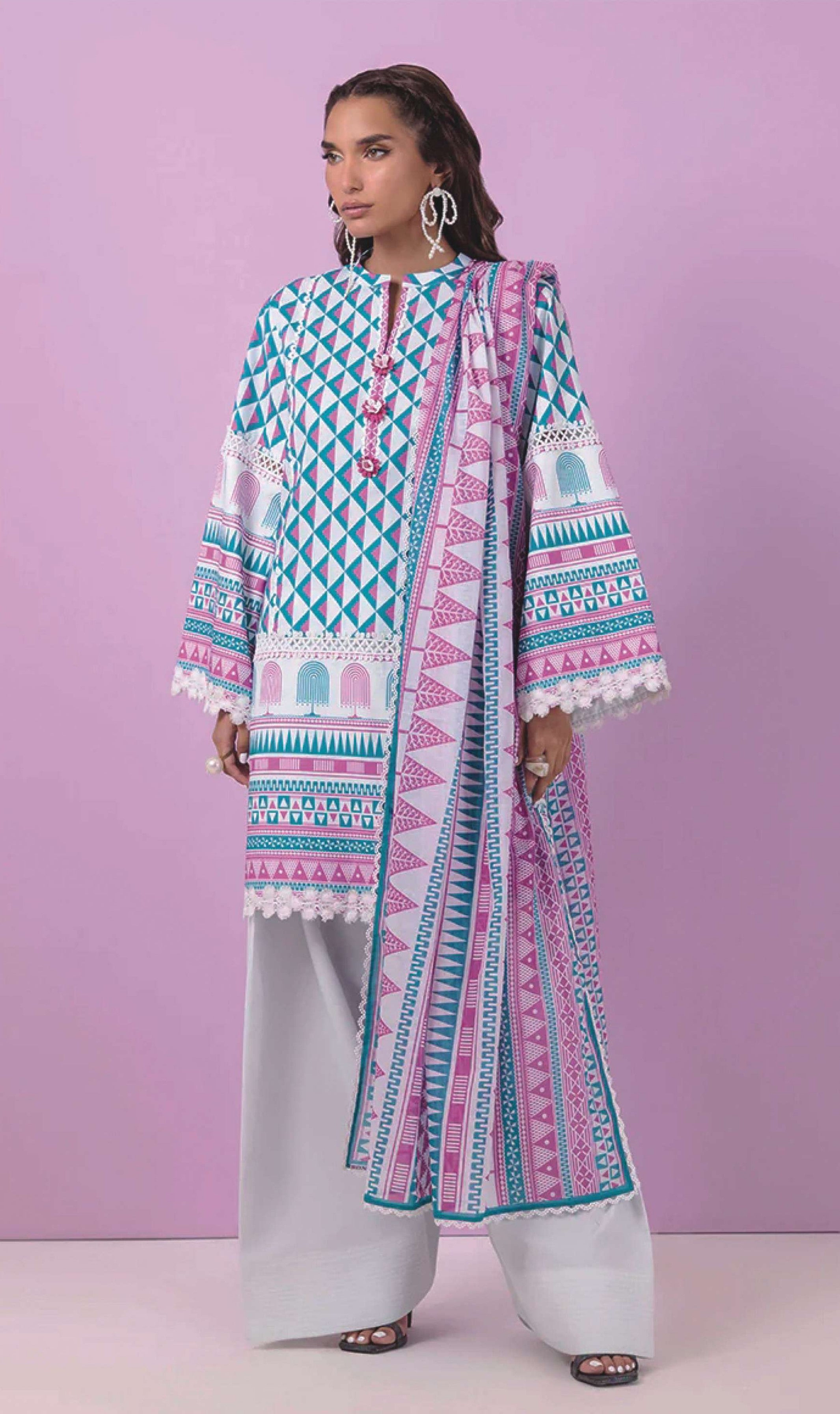 Bonanza Satrangi – Tropical Horizons | 3-Piece Lawn Suit