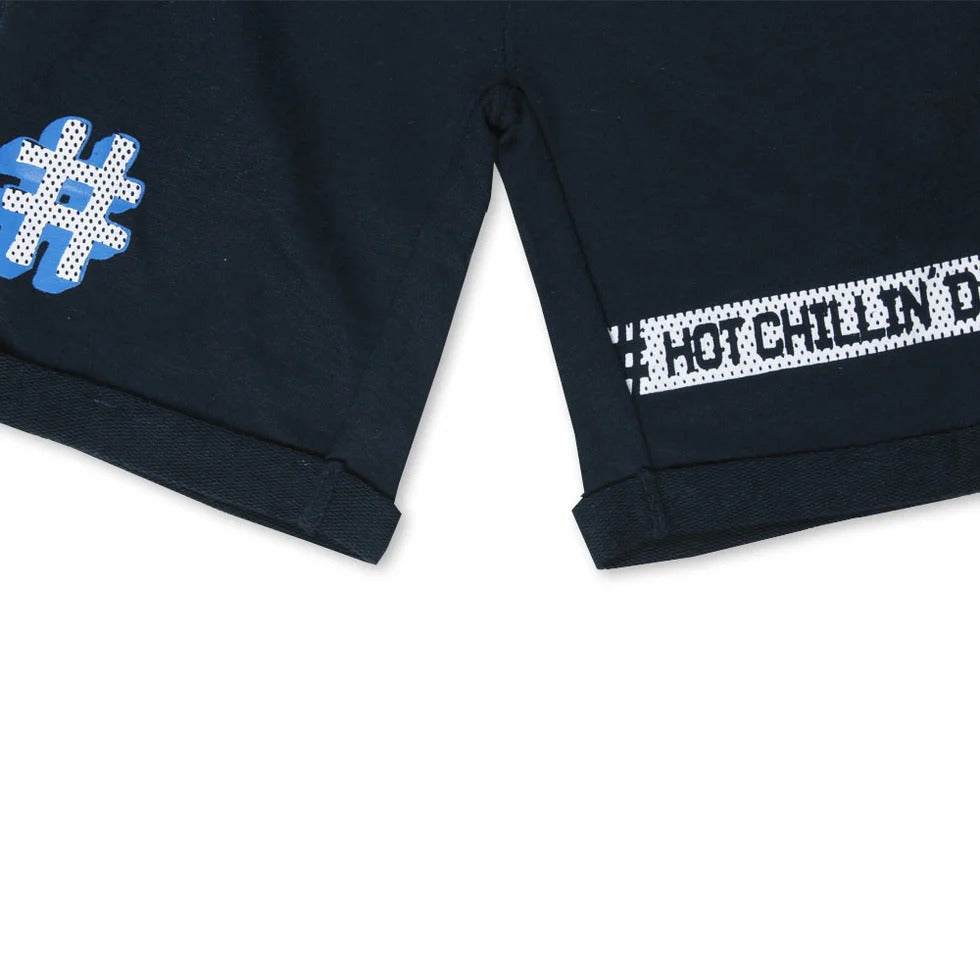 YFK-Cotton Printed Shorts