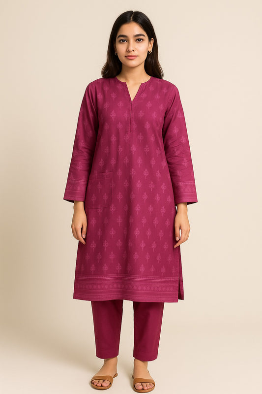 Edenrobe 2-Piece Lawn Suit (Shirt + Trouser)