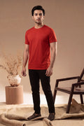 Imported Gucci Round Neck T-Shirt (Red)