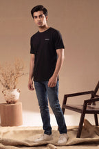 Imported Gucci Round Neck T-Shirt (Black)