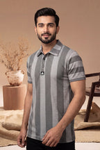 Imported Polo Adidas Shirt (Light Gray)