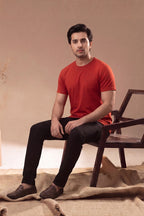 Imported Gucci Round Neck T-Shirt (Red)